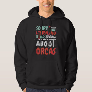 Het denken over walvissen Cute Orcas Natuur Tankto Hoodie