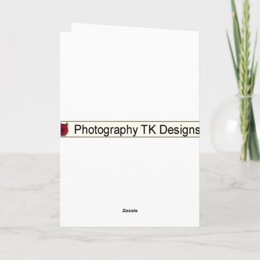 Het Denken van de Bomen van de herfst aan u zal Kaart (Achterkant)