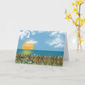 Het denken van de kust aan u kaart (Gele Bloem)