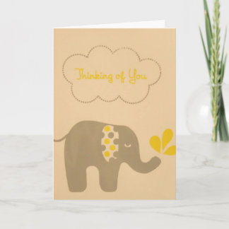 Het Denken van de olifant aan u kaart