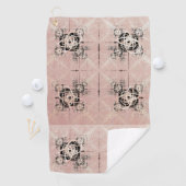 Het denken van pastel Twists Golf Towel Golfhanddoek (Insitu)