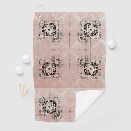 Het denken van pastel Twists Golf Towel Golfhanddoek (Insitu)