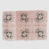 Het denken van pastel Twists Golf Towel Golfhanddoek (Horizontaal)