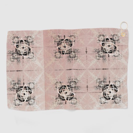 Het denken van pastel Twists Golf Towel Golfhanddoek (Horizontaal)