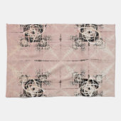 Het denken van pasteldrasts theedoek (Horizontaal)