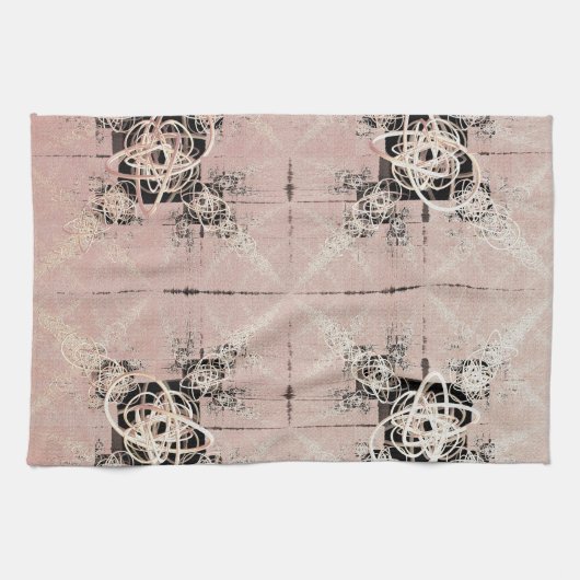 Het denken van pasteldrasts theedoek (Horizontaal)