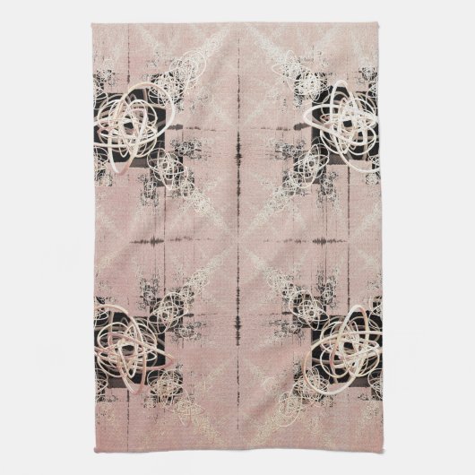 Het denken van pasteldrasts theedoek (Verticaal)