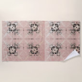 Het denken van pasteltovenhanddoek strandlaken (Voorkant)