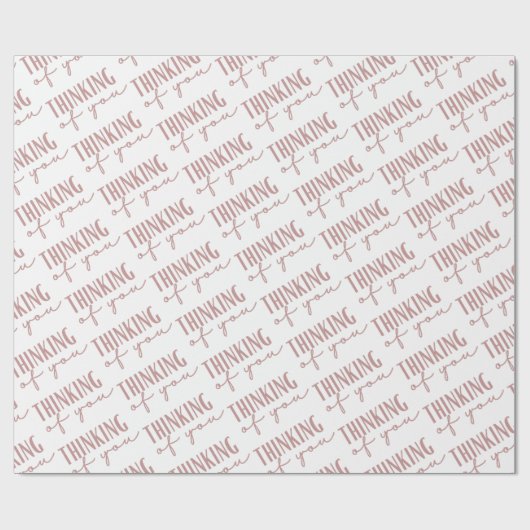 Het denken van u die papier verpakt (Vlak)