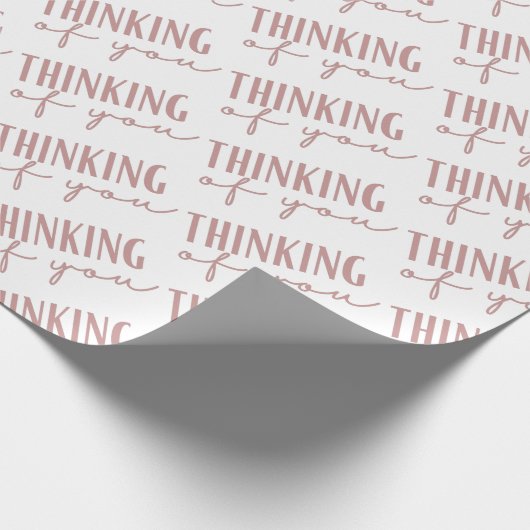 Het denken van u die papier verpakt (Hoek)