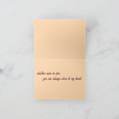 Het denken van u/het Wenskaart van de Besluiten va Kaart (Binnen)