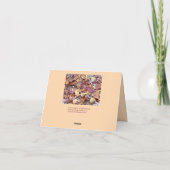 Het denken van u/het Wenskaart van de Besluiten va Kaart (Achterkant)