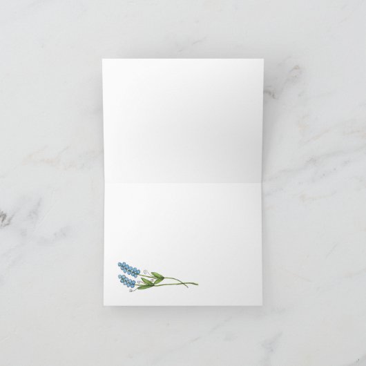 Het denken van u*Roze Pet Blanco briefkaart (Binnen)