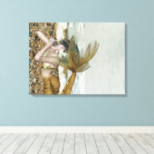 Het denken van U Verpletterd Canvas Afdruk (Insitu (Houten vloer))