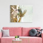 Het denken van U Verpletterd Canvas Afdruk (Insitu (Woonkamer))