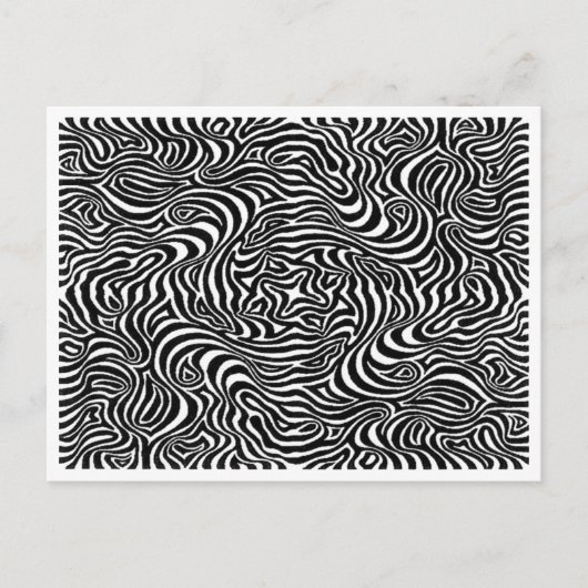 Het denken van uw Wild Patroonontwerp Briefkaart (Voorkant)