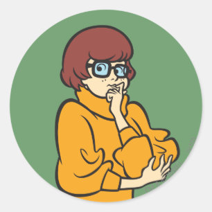Het Denken van Velma Ronde Sticker