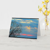 Het Denken van Winnebago van het meer aan u Kaart (Gele Bloem)