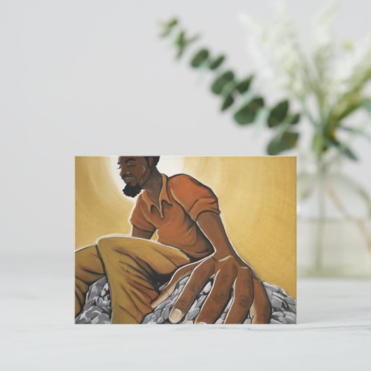 Het Denker Briefkaart (Staand voorkant)