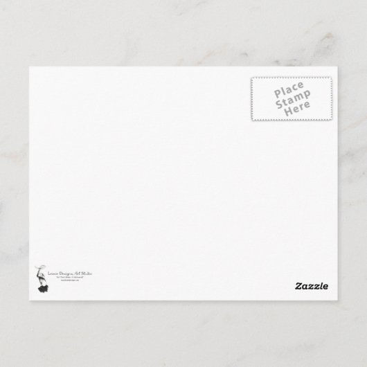 Het Denker Briefkaart (Achterkant)