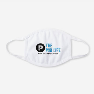 Het deoratieve witte katoenmasker van PodLife