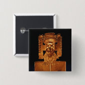 Het departement Xipe Totec Vierkante Button 5,1 Cm (Voorkant /achterkant)