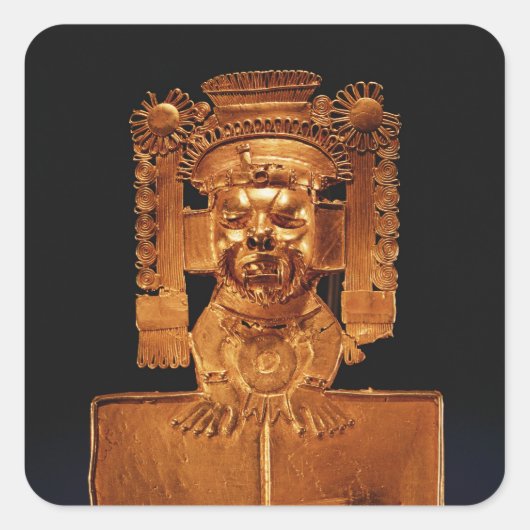 Het departement Xipe Totec Vierkante Sticker (Voorkant)