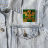 Het departementale versieringsprogramma van de reg vierkante button 5,1 cm (In situ)