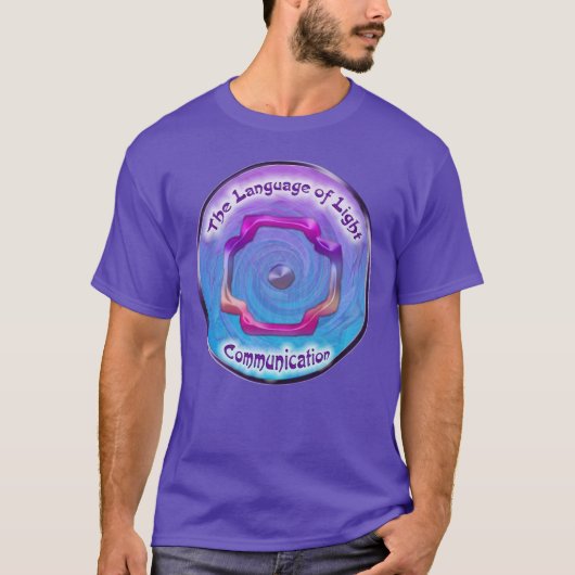 Het derde Eye Chakra symbool van communicatie T-shirt (Voorkant)