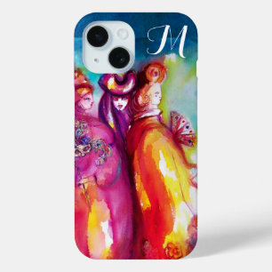 HET DERDE MASKMASKWEEKMONogram VAN DE Venetiaanse  iPhone 15 Case