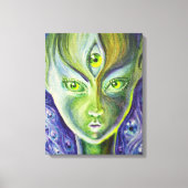 Het derde oog canvas afdruk (Voorkant)