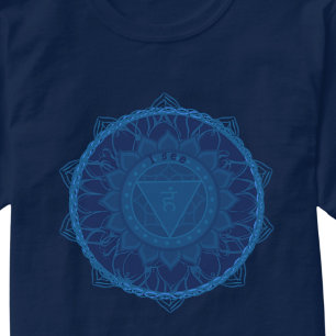 Het derde oog Chakra Mandala Ajna T-shirt