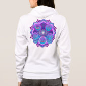Het derde oog Chakra Mandala Hoodie (Achterkant)