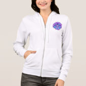 Het derde oog Chakra Mandala Hoodie (Voorkant)