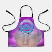 Het derde oog chakra - symbool van de communitatie schort (Voorkant)