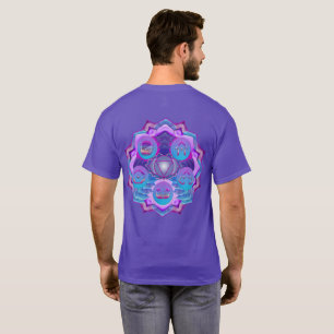 Het derde oog chakra symbool van illusie t-shirt