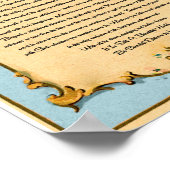 Het Desiderata-gedicht van Max Ehrmann Paris Brief Poster (Hoek)