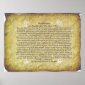 Het Desiderata-gedicht van Max Ehrmann Poster (Voorkant)