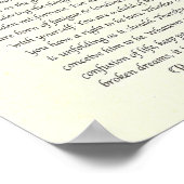 Het Desiderata-gedicht van Max Ehrmann Poster (Hoek)