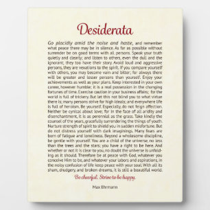 Het desiderata-plaatje fotoplaat