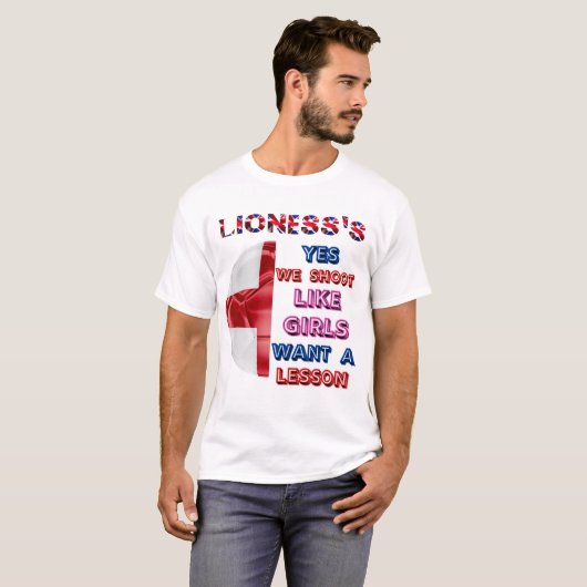 Het Design Support Team van Lioness T-shirt (Voorkant volledig)