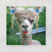 Het Design van Barbeli Vierkante Visitekaartje (Voorkant)