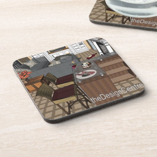 het DesignCenter decor Hard plastiek onderzetter (Linkerzijde)