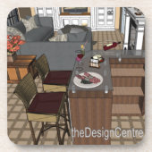 het DesignCenter decor Hard plastiek onderzetter (Voorkant)