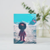 Het desolate Briefkaart van het Planet onderzoeken (Staand voorkant)