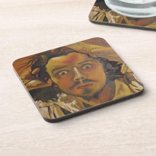 Het desperate Man Drankjes Onderzetter (Linkerzijde)