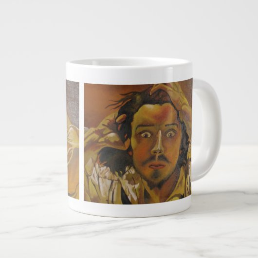 Het desperate Man Grote Koffiekop (Voorkant rechts)