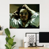 Het desperate Man - het Poster van de Reproduction (Thuiskantoor)