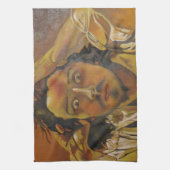 Het desperate Man Theedoek (Verticaal)