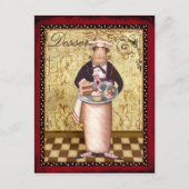 Het Dessert van de chef-kok Briefkaart (Voorkant)